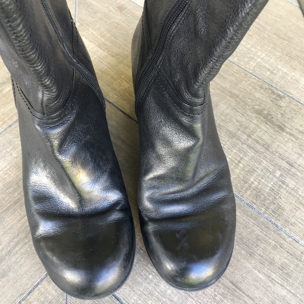 Nine West Genuine Leather Booties